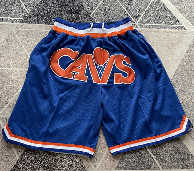 American Retro Boys Basketball Embroidered Sun Shorts