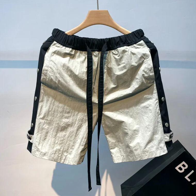 Half Length Fashion Brand Loose Ice Silk Quick-Drying American Shorts