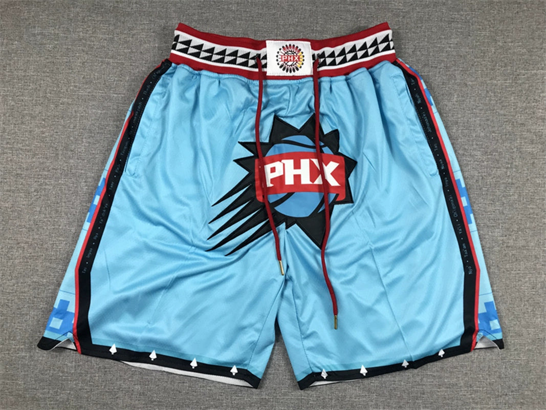 American Retro Boys Basketball Embroidered Sun Shorts