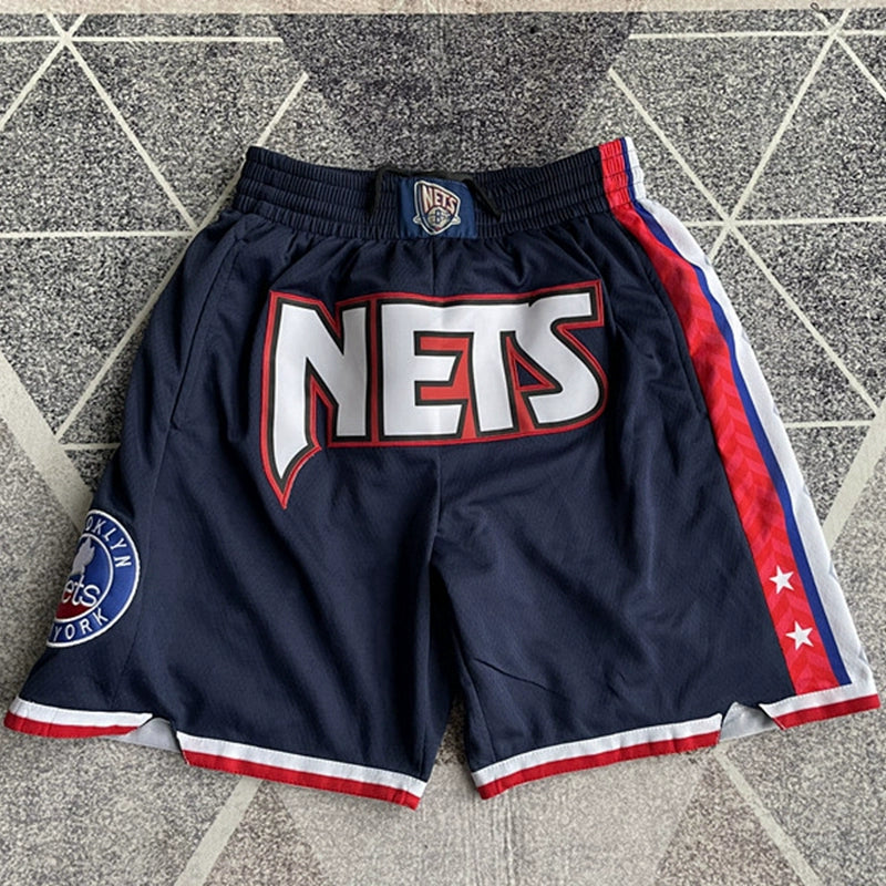 American Retro Boys Basketball Embroidered Sun Shorts