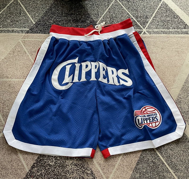 American Retro Boys Basketball Embroidered Sun Shorts