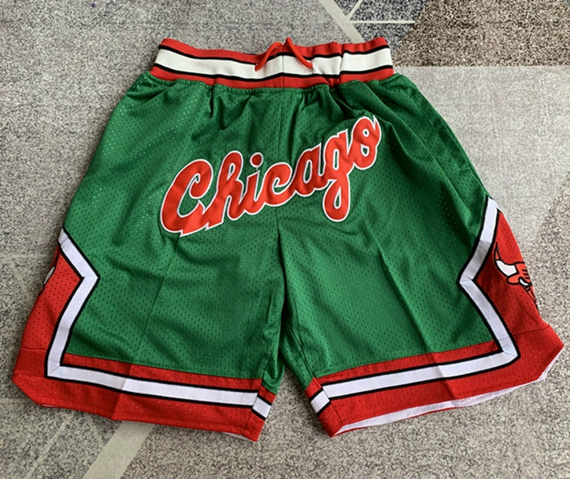 American Retro Boys Basketball Embroidered Sun Shorts