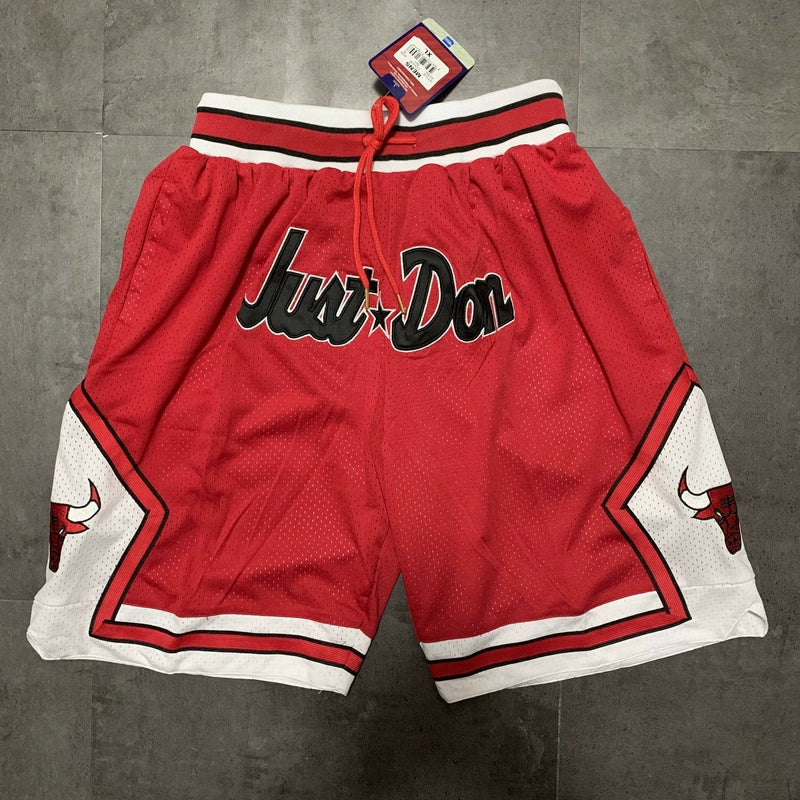 American Retro Boys Basketball Embroidered Sun Shorts