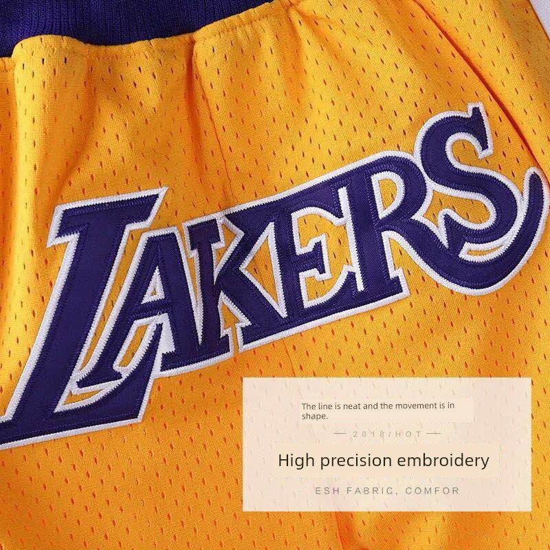 James Lakers below the Knee Vintage Embroidered Basketball